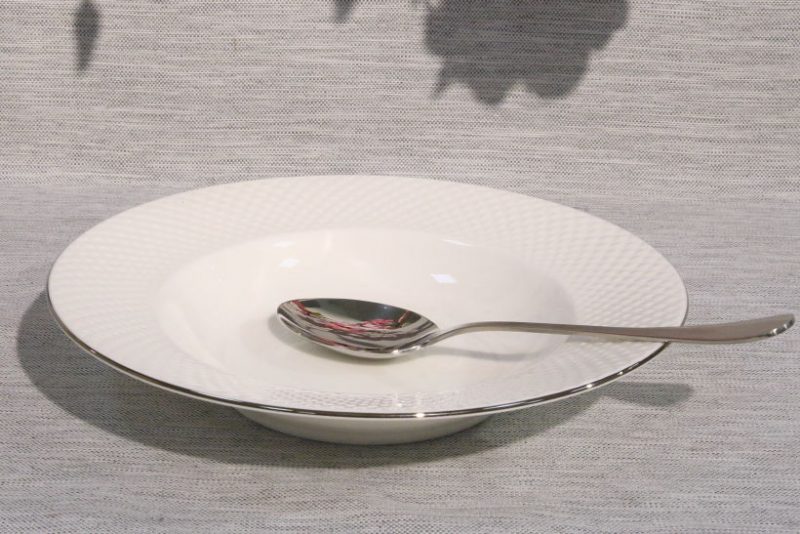 Talerz głęboki Bari Platin 23 cm