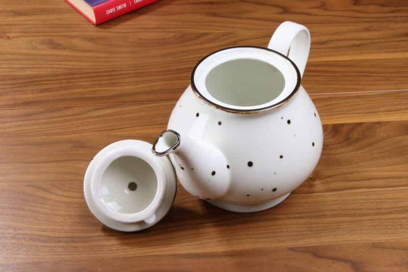 Czajnik Cottage White Porcelana Bogucice o pojemności 1100 ml - obrazek 2