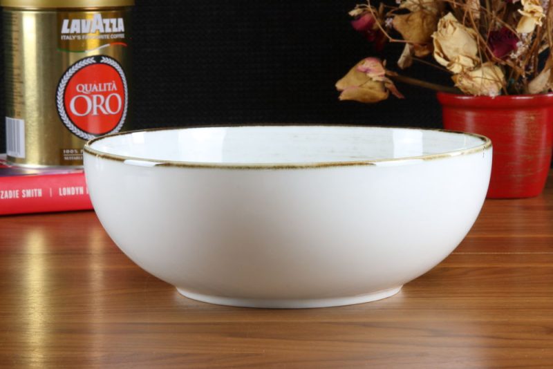 Salaterka 24 cm Nostalgia White Porcelana Bogucice - obrazek 2