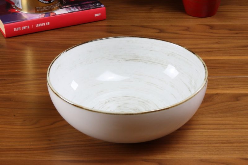 Salaterka 24 cm Nostalgia White Porcelana Bogucice - obrazek 3