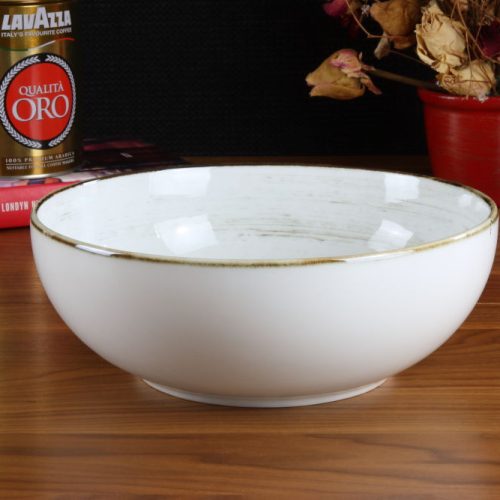 Salaterka 24 cm Nostalgia White Porcelana Bogucice