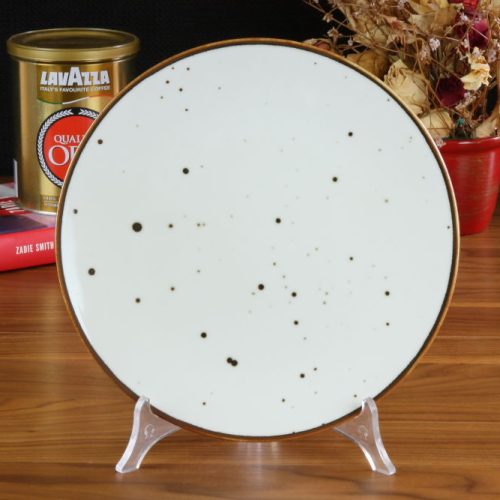 Talerz deserowy 22 cm Cottage White Bogucice