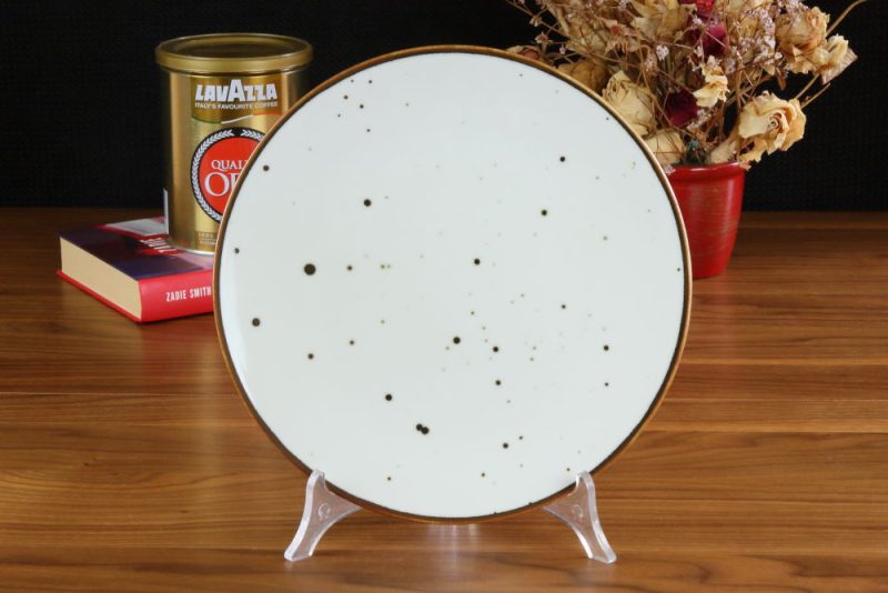 Talerz deserowy 22 cm Cottage White Bogucice