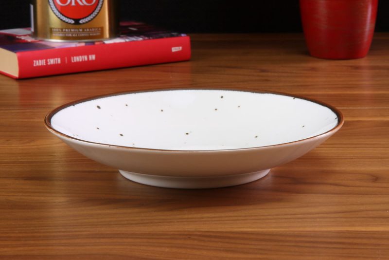 Talerz głęboki 22 cm Cottage White Bogucice