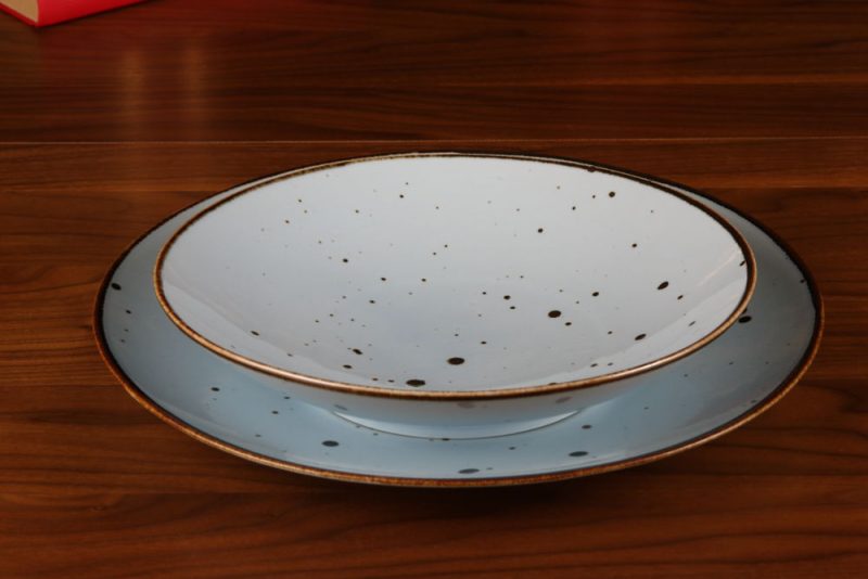 Talerz płytki 28 cm Cottage Sky Porcelana Bogucice - obrazek 4
