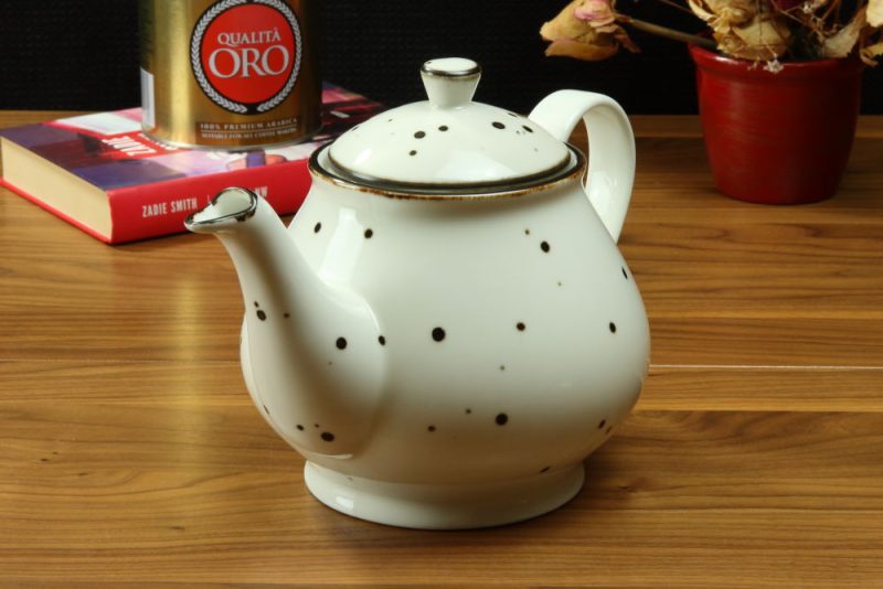 Czajnik Cottage Cream Porcelana Bogucice o pojemności 1100 ml. - obrazek 3