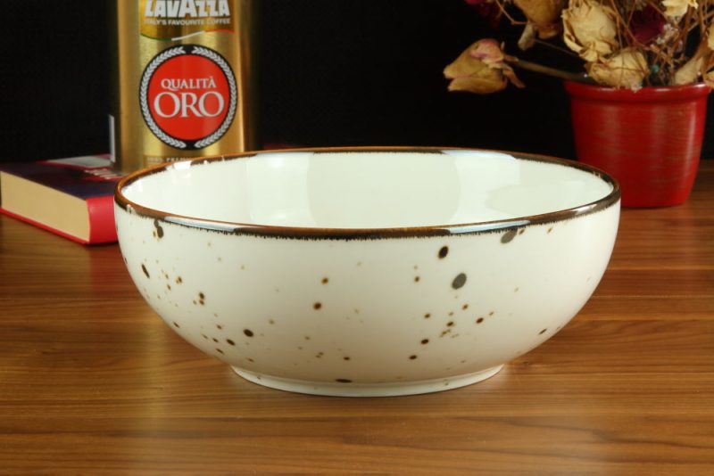 Salaterka 24 cm Cottage Cream Porcelana Bogucice - obrazek 2