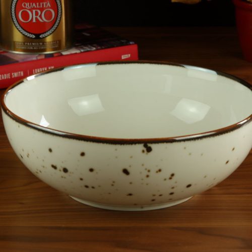 Salaterka 24 cm Cottage Cream Porcelana Bogucice