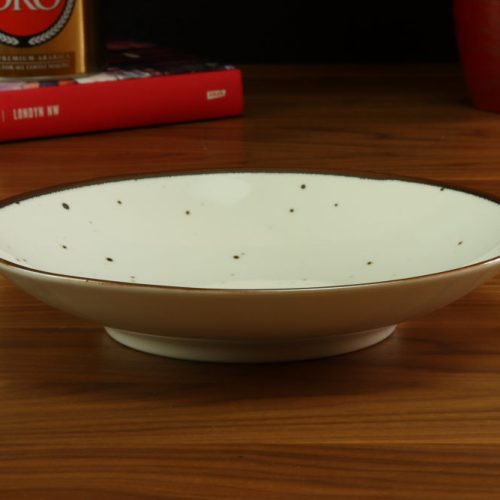 Talerz głęboki 22 cm Cottage Cream Porcelana Bogucice