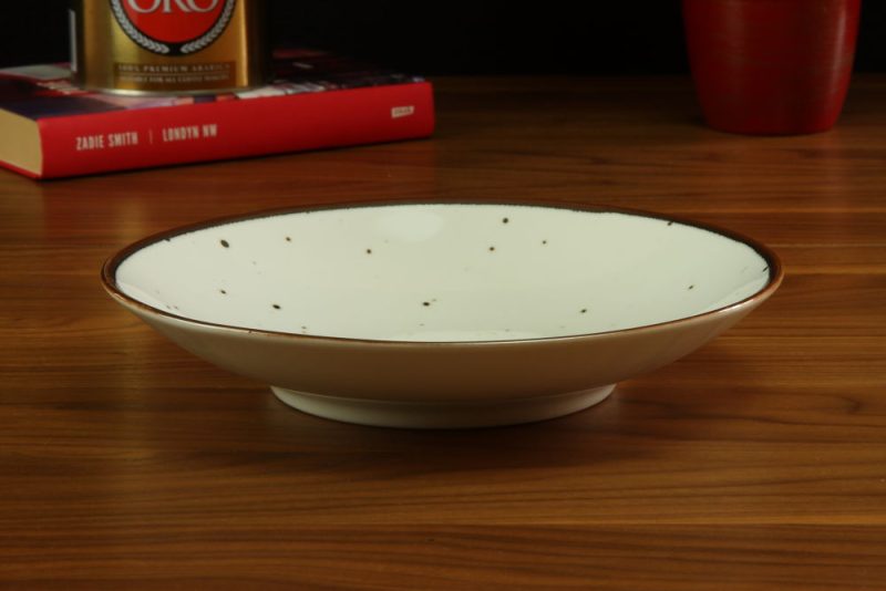 Talerz głęboki 22 cm Cottage Cream Bogucice