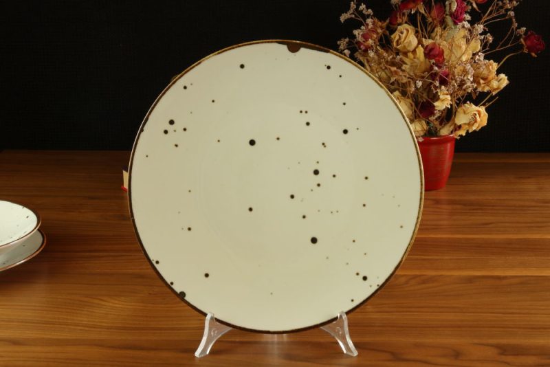 Talerz płytki 28 cm Cottage Cream Porcelana Bogucice - obrazek 3