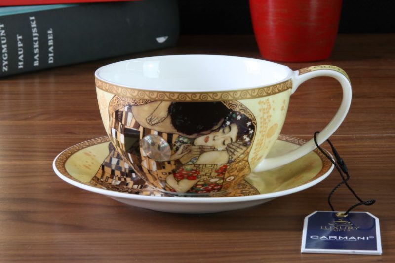 Filiżanka do herbaty Gustav Klimt Pocałunek 532-3201
