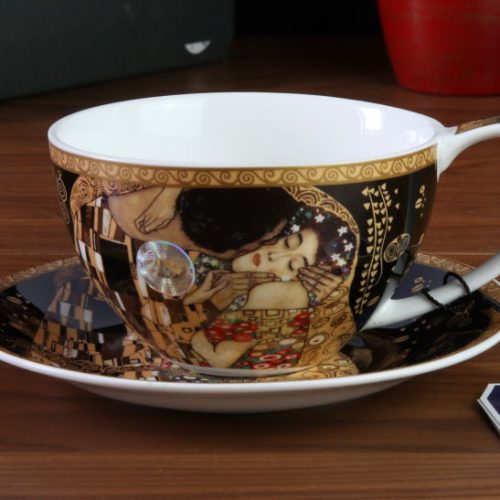 Filiżanka do herbaty Gustav Klimt Pocałunek 532-3211