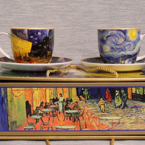 Vincent van Gogh – Taras/ Noc zestaw 2 filiżanek