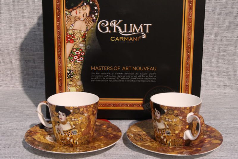 G. Klimt Adele zestaw 2 filiżanek do espresso