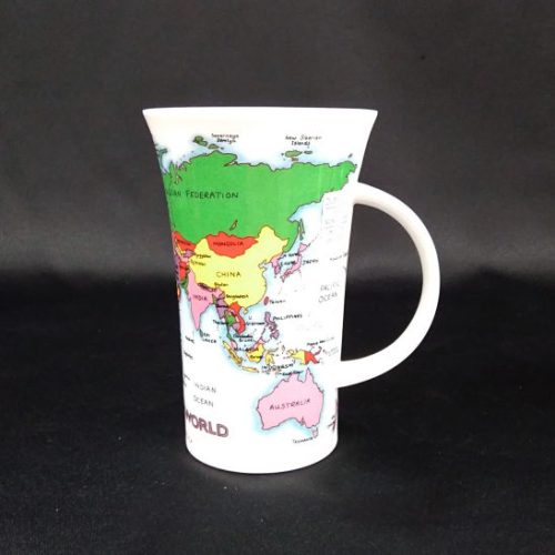 Dunoon Glencoe Map of The World kubek 0,5 l