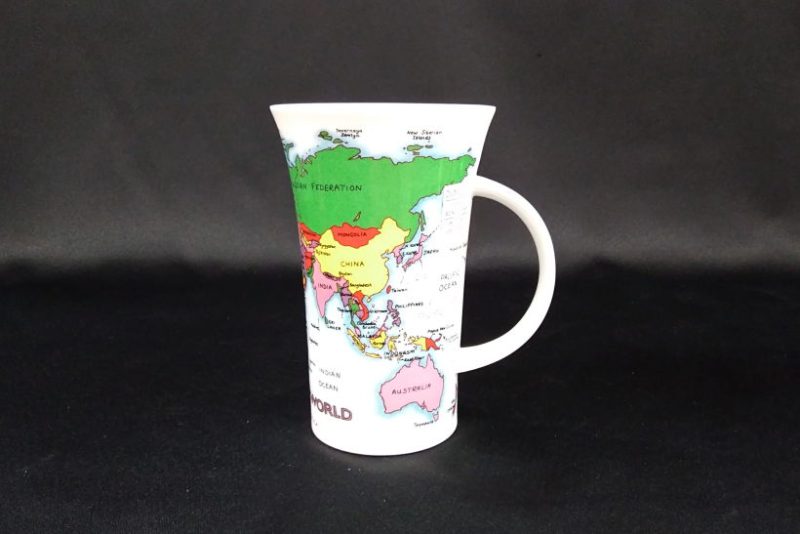 Dunoon Glencoe Map of The World kubek 0,5 l
