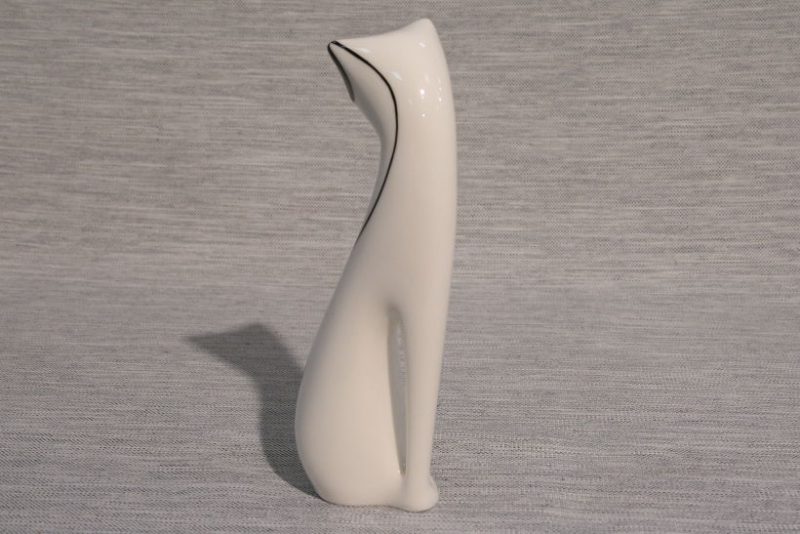 Figurka porcelanowa Kot siedzący AS Ćmielów