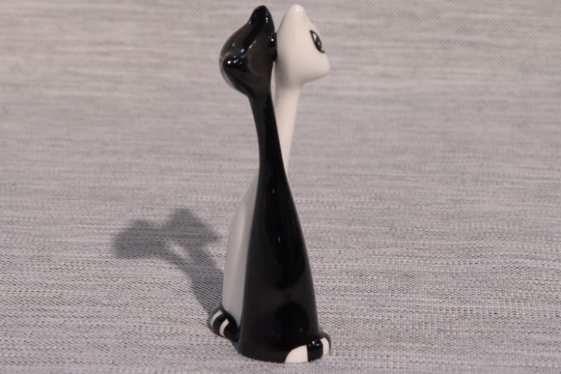 Figurka porcelanowa Kotek Biały i Czarny AS Ćmielów