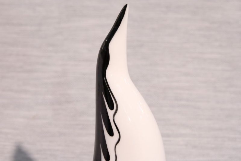 Figurka porcelanowa PINGWIN DUŻY czarnobiały AS Ćmielów