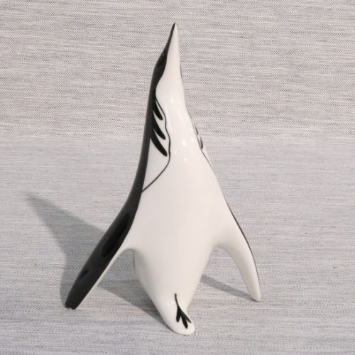 Figurka porcelanowa PINGWIN ŚREDNI czarno-biały AS Ćmielów