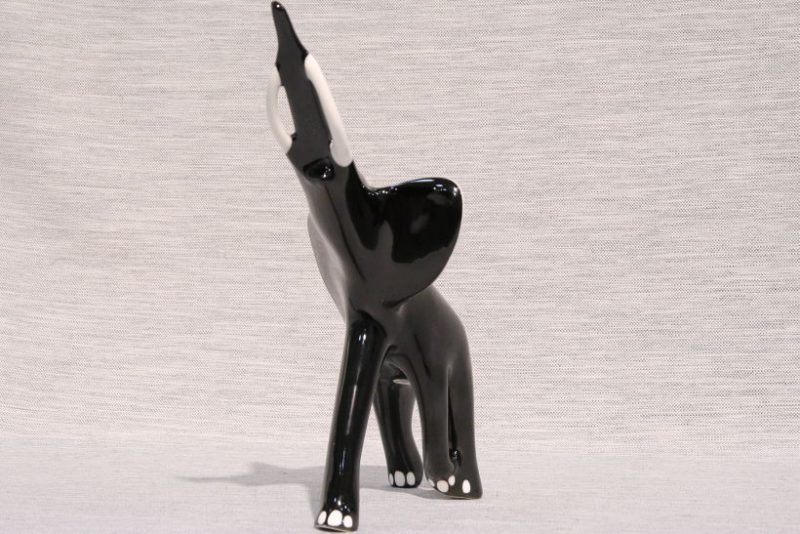 Figurka porcelanowa Słoń czarny Przebudzenie Afryki AS Ćmielów