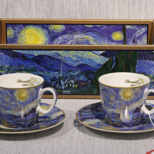 Filiżanki do espresso Van Gogh Gwiaździsta Noc