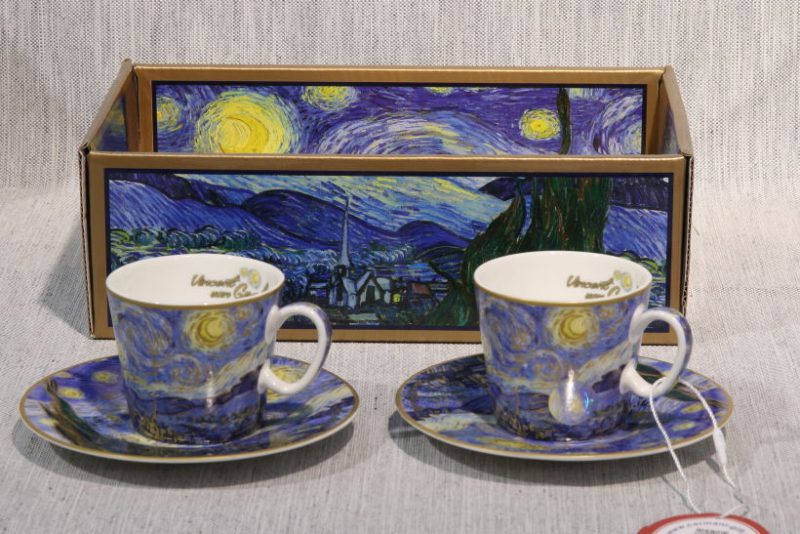 Filiżanki do espresso Van Gogh Gwiaździsta Noc