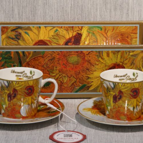 Filiżanki do espresso Van Gogh Słoneczniki