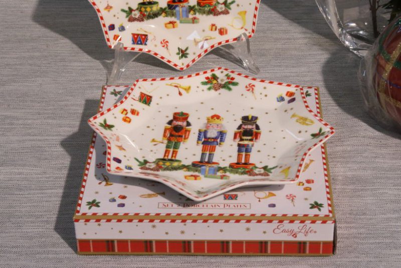 Zestaw świątecznych talerzy deserowych 20 cm - 2 szt. 9256