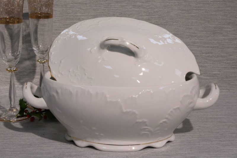 Waza Rococo Złota linia
