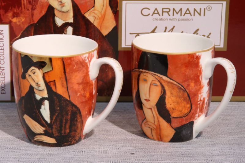 ZESTAW 2 kubków A. Modigliani CARMANI
