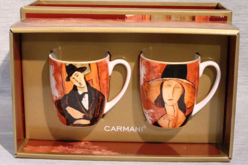 ZESTAW 2 kubków A. Modigliani CARMANI