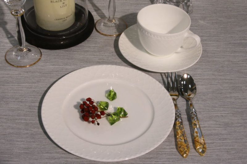 Filiżanka ze spodkiem ROMA WHITE Villa Italia