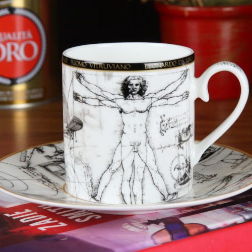 Filiżanka Człowiek Witruwiański Leonard Da Vinci 032-1611 (4)