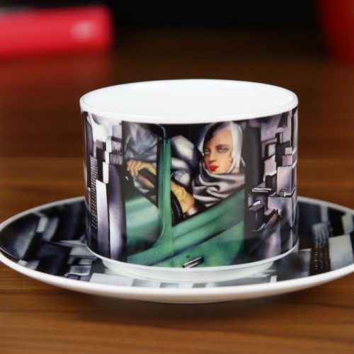 Filiżanka Amelia Autoportret w Zielonym Bugatti - Tamara de Lempicka (3)