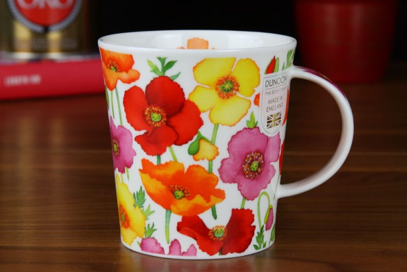 Kubek Lomond Floral Fiesta Poppy - Dunoon o pojemności 320 ml - obrazek 3