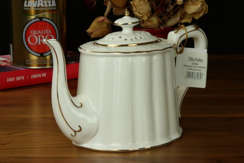 Czajnik Clara Gold Ivory Villa Italia