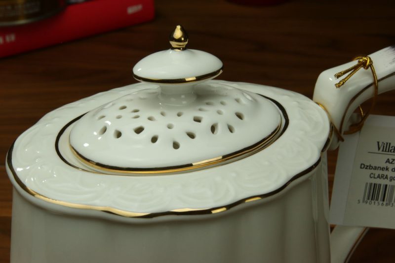 Czajnik Clara Gold Ivory Villa Italia o pojemności 850 ml - obrazek 4