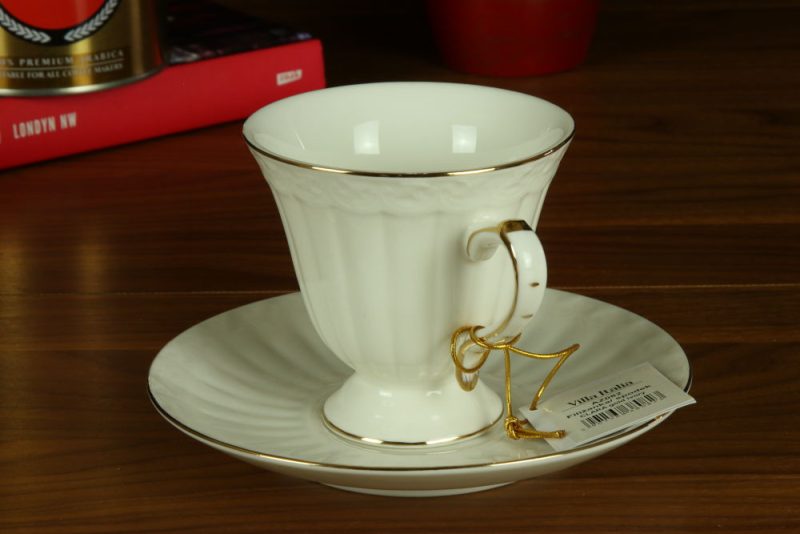 Filiżanka Clara Gold Ivory Villa Italia