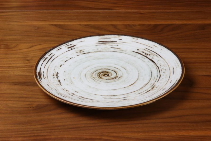 Talerz deserowy 22 cm Nostalgia White Bogucice - obrazek 2