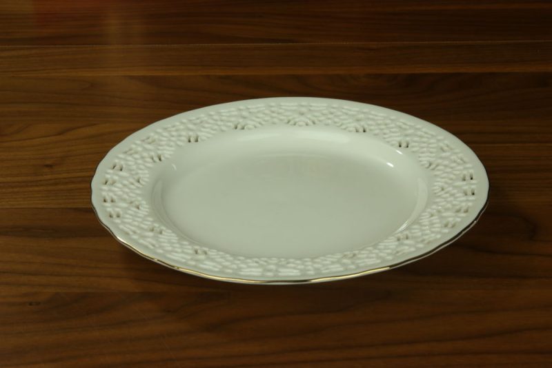 Talerz deserowy Clara Gold Ivory Villa Italia (1)