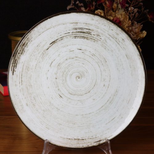 Talerz płytki 28 cm Nostalgia White Bogucice (1)