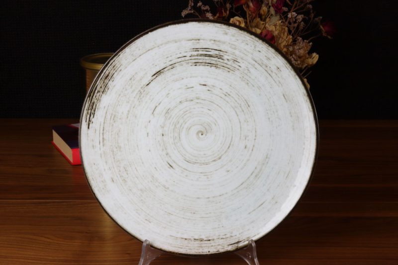 Talerz płytki 28 cm Nostalgia White Bogucice (1)