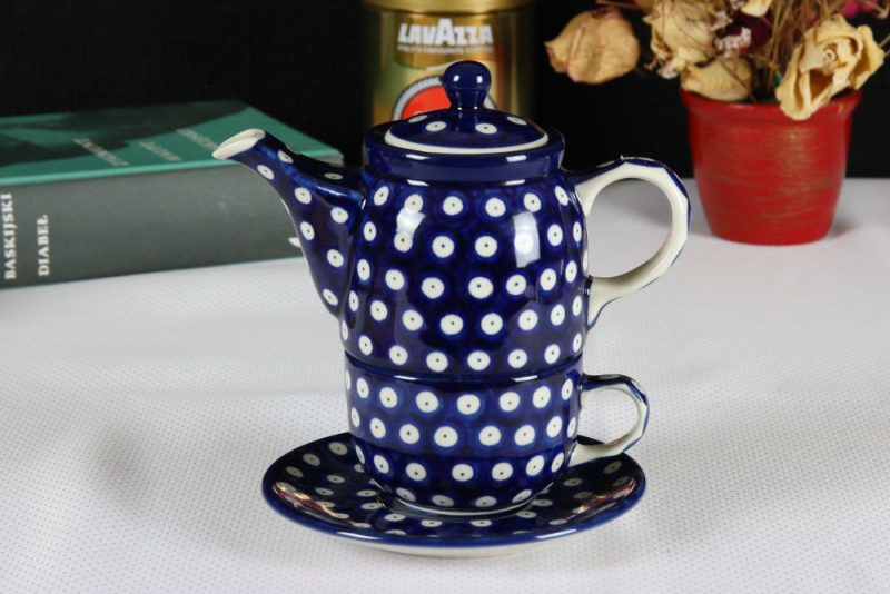 Zestaw Filiżanka z czajnikiem Tea For One 423 dekoracja 070AX