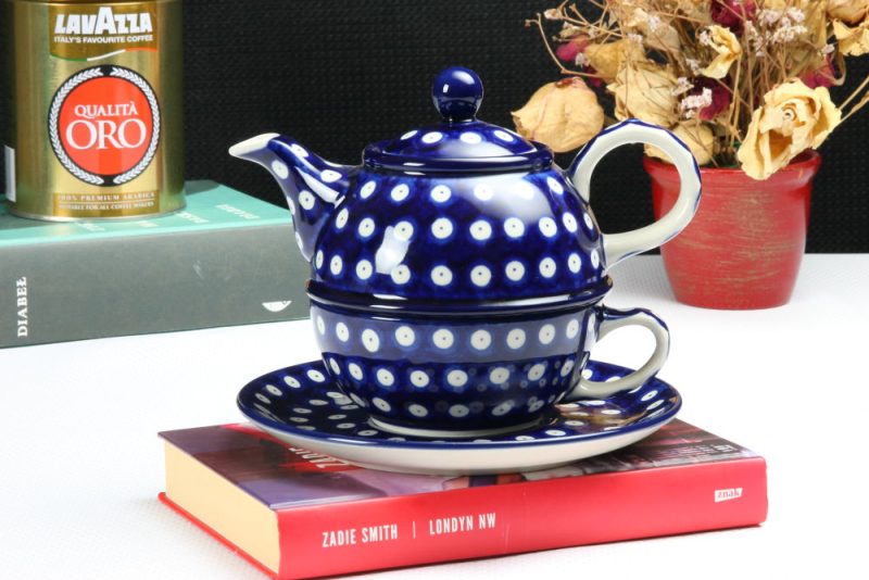 Zestaw Filiżanka z czajnikiem Tea For One C01 dekoracja 070AX (2)