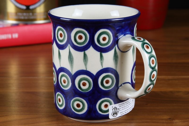 Kubek 236 prosty dekoracja 54X o pojemności 300 ml Bolesławiec - obrazek 2