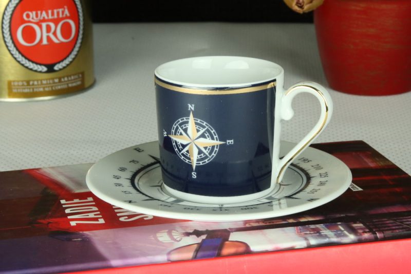 Filiżanka do espresso Jenny Marina GX54 Ćmielów o pojemności 100 ml ze spodkiem - obrazek 6