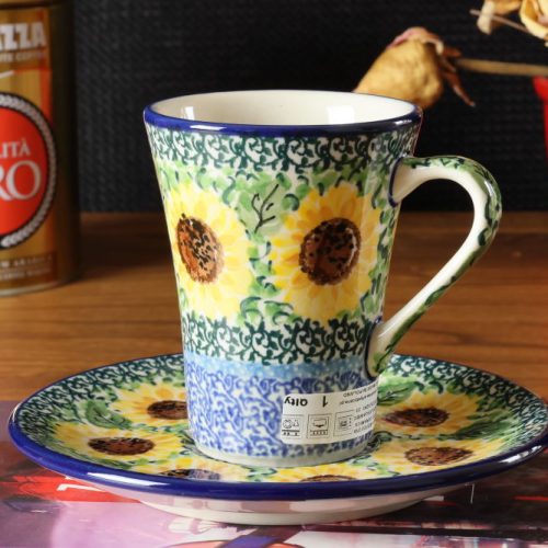 Filiżanka 110 ml F70 dekoracja U4739 Ceramika Bolesławiec