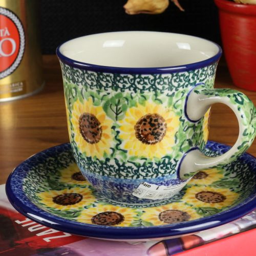 Filiżanka B66 dekoracja U4739 Ceramika Bolesławiec